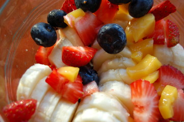 Fototapeta na wymiar closeup of fruits and berries