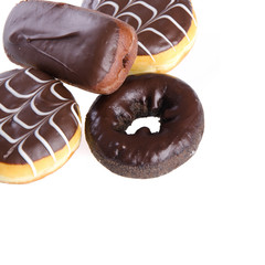 donut or donut with concept on a background.