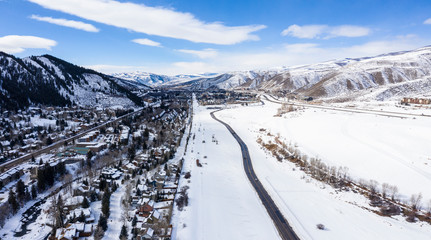 Avon Colorado Snowy Valley Rocky Mountains
