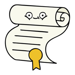 cute cartoon contract
