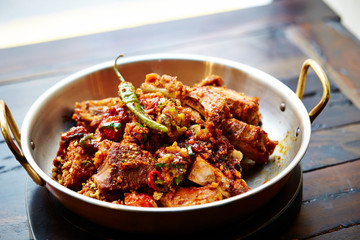 Spicy pork ribs 