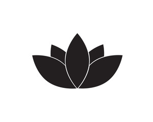 Lotus (flower) icon. Vector