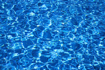 swimming pool water as background