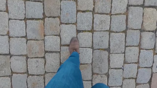 gehen in Slow Motion
