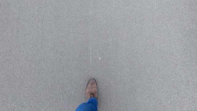gehen in Slow Motion