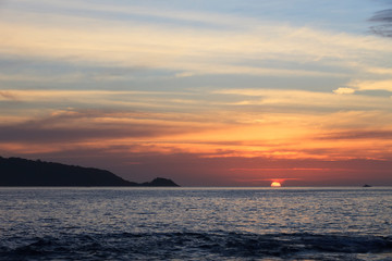 Obraz premium sunset over the sea