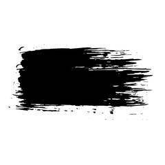 Ink vector dry brush banner. Vector illustration. Grunge hand drawn watercolor texture. Space for text.