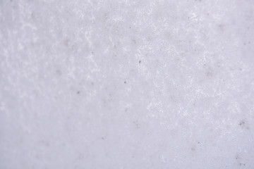 Snow texture Background snow on the window. Old snow. Winter background.