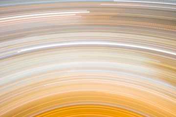 Motion blurred abstract in around shape