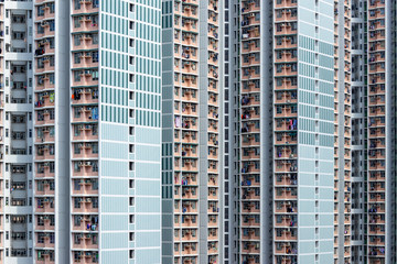 Naklejka premium Skyscraper building facade