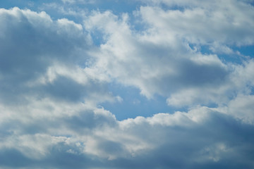 Naklejka premium blue sky and clouds