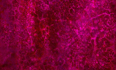 Magenta paper textured aquarelle canvas for modern creative design. Neon glow lights watercolor background. Abstract cosmic pink hand drawn multicolor texture water color paint illustration