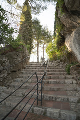 escaliers à Eze