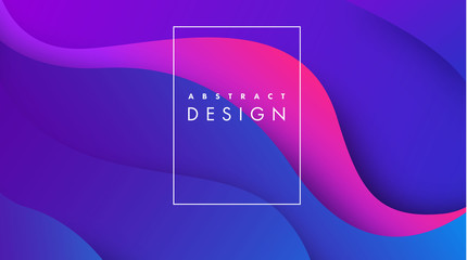 Paper cut abstract background with paper cut shapes. Template design layout for business presentations, flyers, posters, invitations. Paper art in violet and blue colors. Colorful carving art. Vector