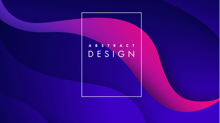 Paper cut abstract background with paper cut shapes. Template design layout for business presentations, flyers, posters, invitations. Paper art in violet and blue colors. Colorful carving art. Vector