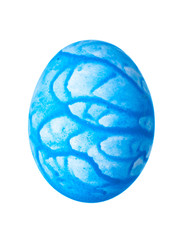 Colorful Easter Egg isolated on white