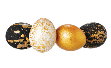 Colorful Easter Egg isolated on white