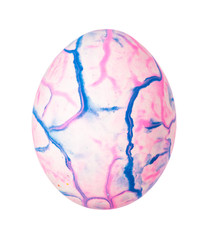 Colorful Easter Egg isolated on white