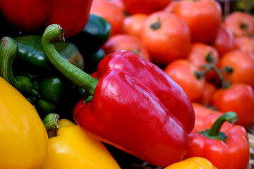 red bell peppers