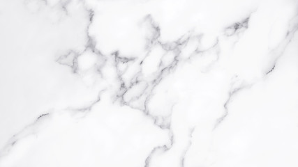 White marble texture with natural pattern for background.