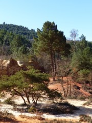 Fototapeta na wymiar Colorado Provençal
