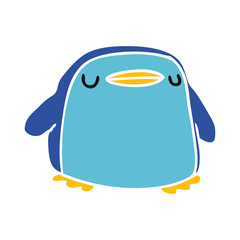 cartoon kawaii of a cute penguin