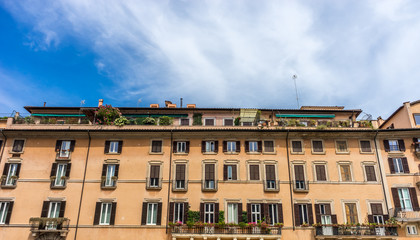 Obraz premium Italy, Rome, Roman Forum, a large building