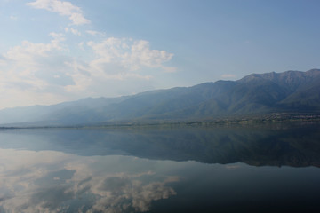 Fototapeta na wymiar Lake of Kerkini Serres Greece Europe