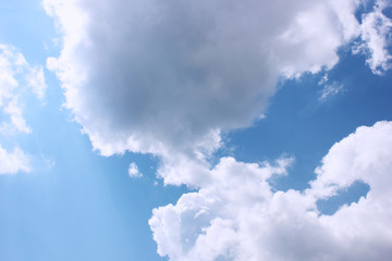 Sky background with clouds