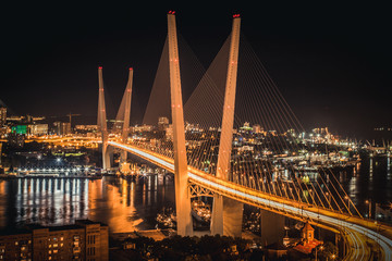 bridge at night