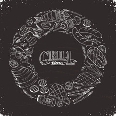 bbq and grill banner