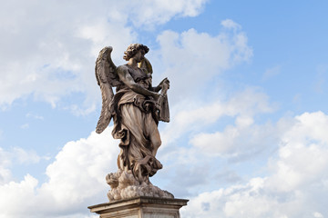 Fototapeta na wymiar Sculpture against blue sky