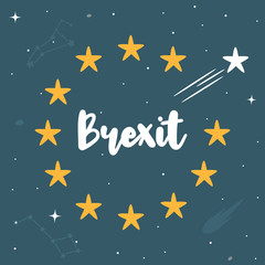 Brexit concept United Kingdom's withdrawal from EU