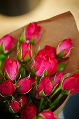 Obraz premium bouquet of roses in vase