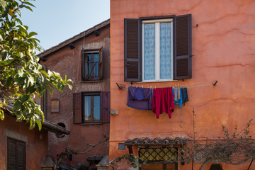 Fototapeta na wymiar colorful houses in italy