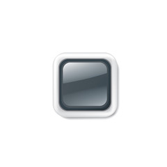 black sticker on white background. Vector illustration