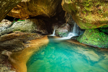 Wilderness waterfall oasis