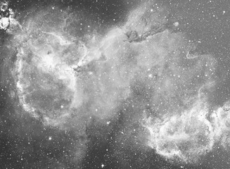 Vintage space and nebula