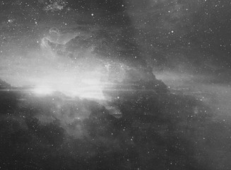 Vintage space and nebula