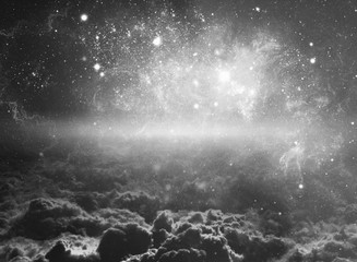 Vintage space and nebula