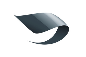 black sticker on white background. Vector illustration