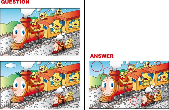 間違い探しイラスト 機関車 Stock Vector Adobe Stock 間違い探しイラスト 機関車 Stock Vector Adobe Stock