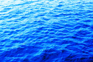 Obraz premium Abstract blue sea water for background