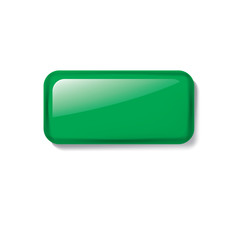 green sticker on white background. Vector illustration