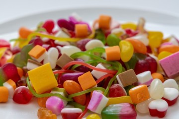 candy in a bowl