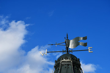 wind vane on the classic roof