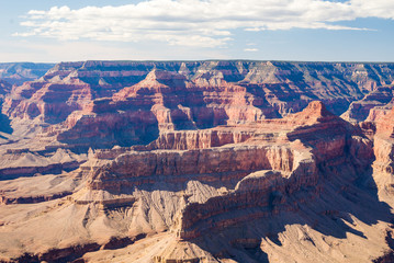 Fototapeta na wymiar Grand Canyon National Park seen from South Rim. Grand Canyon National Park is one of the world's natural wonders.
