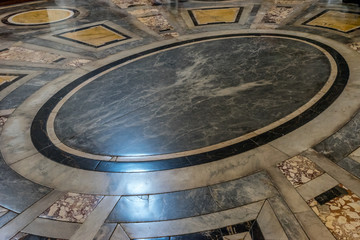 Marble floor patterns