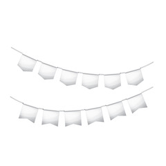 white sticker on white background. Vector illustration