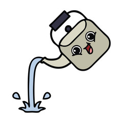 cute cartoon pouring kettle